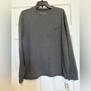 NWT Nautica Men's Grey Long Sleeve Sleepwear